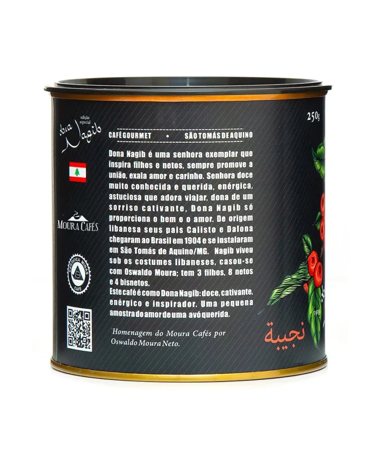 CAFÉ MOURA EDIÇÃO ESPECIAL – DONA NAGIB 250G – Moura Cafés