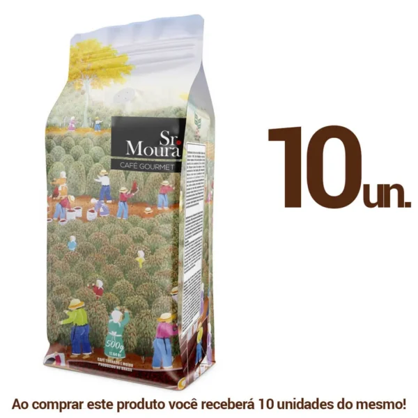 CAFÉ SR. MOURA 500G (Gourmet) (10 UNIDADES ATACADO)